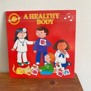 Vintage 1988 A Healthy Body Sing & Learn Vinyl Record